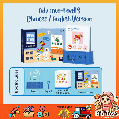 BIBISWIM Logic Key Puzzle Cards