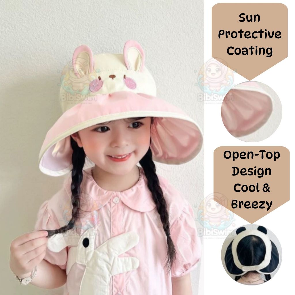 BIBISWIM UPF 50 Baby Sun Hat Quick-Dry Foldable