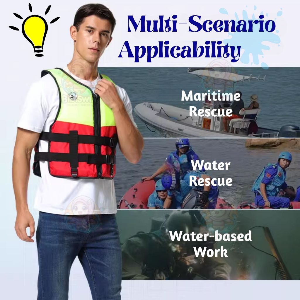 BIBISWIM Adjustable Buoyancy Swim Vest