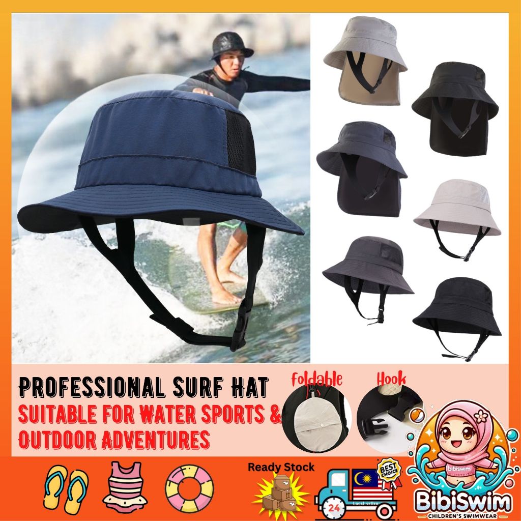BIBISWIM UPF50+ Windproof Quick-Dry Bucket Hat