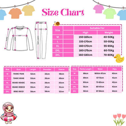 BIBISWIM Modest Swim Set 4pc