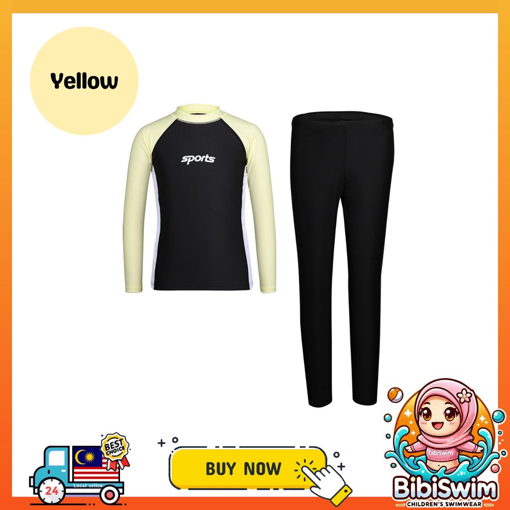 BIBISWIM Bright Blue Kids Swim Set
