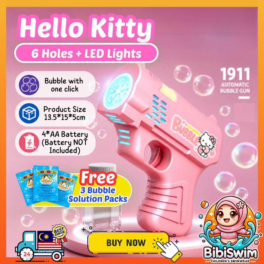 BIBISWIM Automatic Bubble Blaster with LED Lights