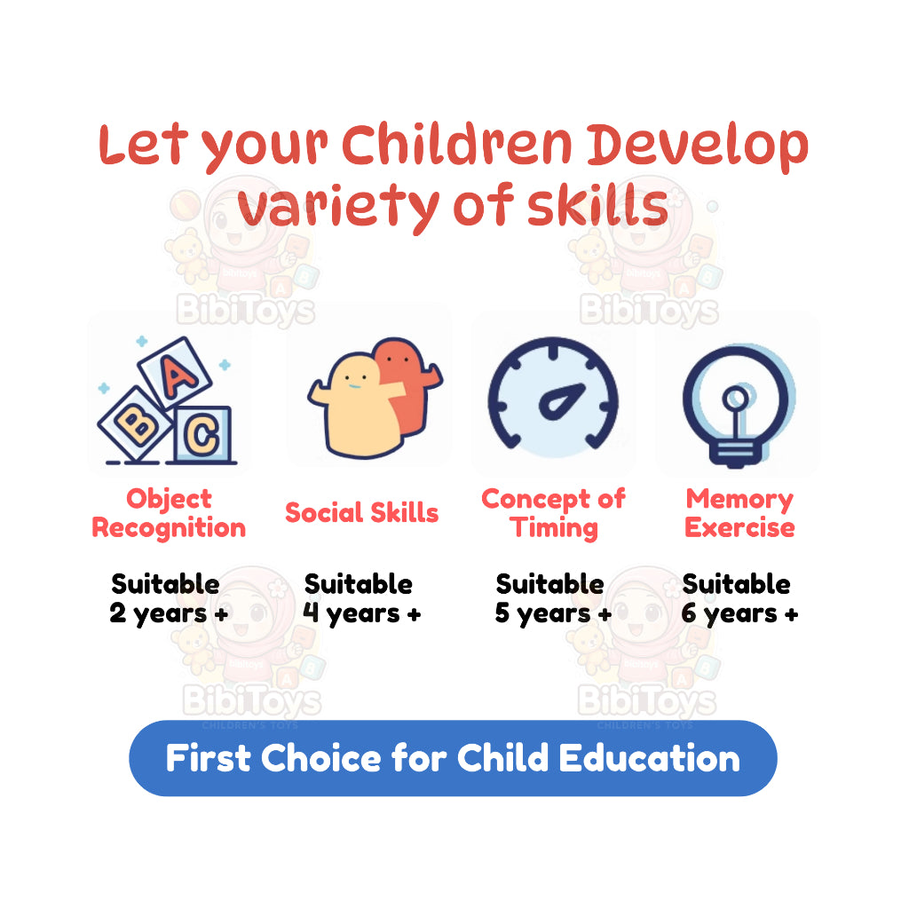 BIBISWIM Detective Memory Focus Game