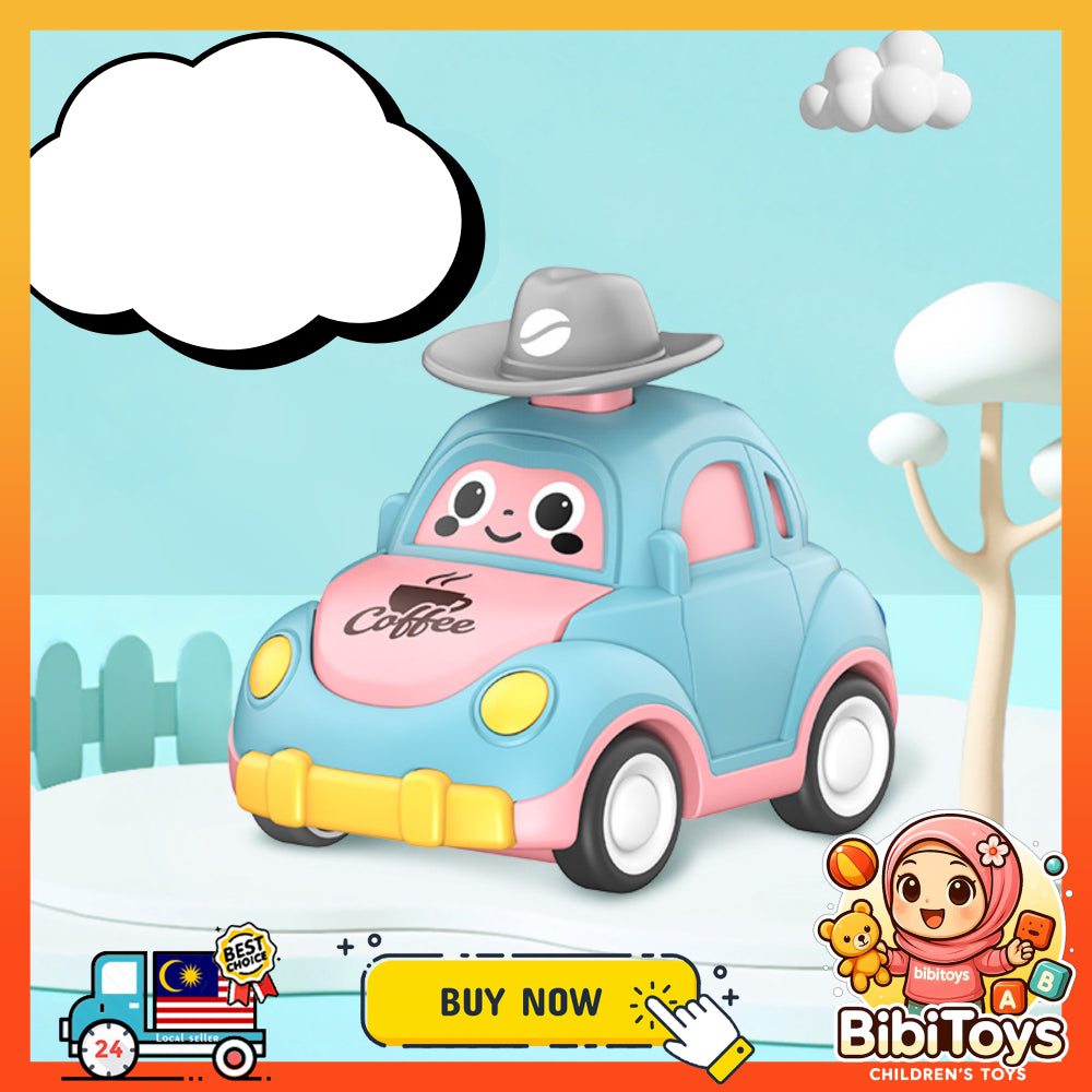 BIBISWIM Press & Go Toddler Cars