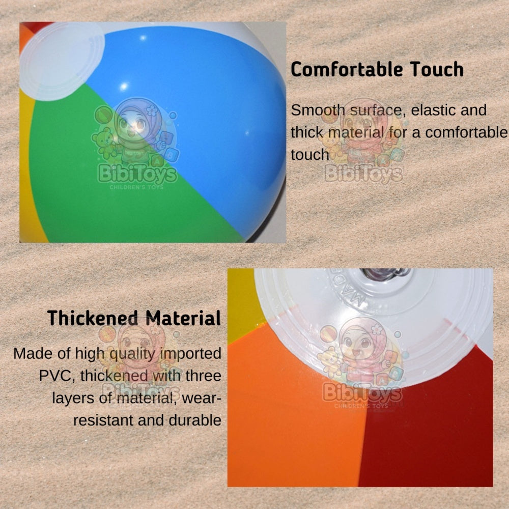 BIBISWIM Kids Inflatable Beach Ball Set