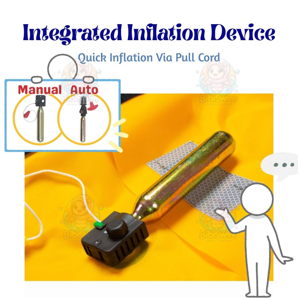 BIBISWIM AutoInflate Swim Vest