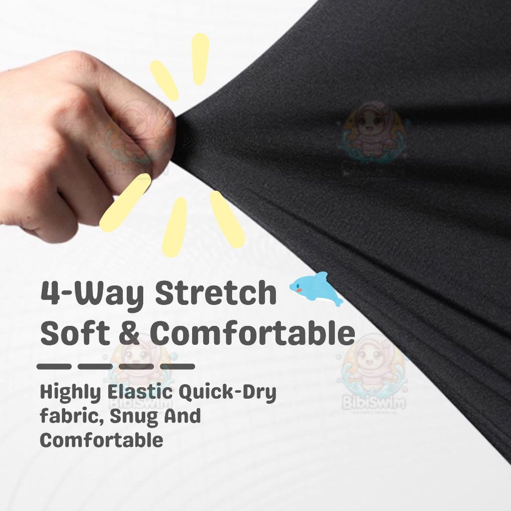 BIBISWIM Modest Plus Size Swim Set