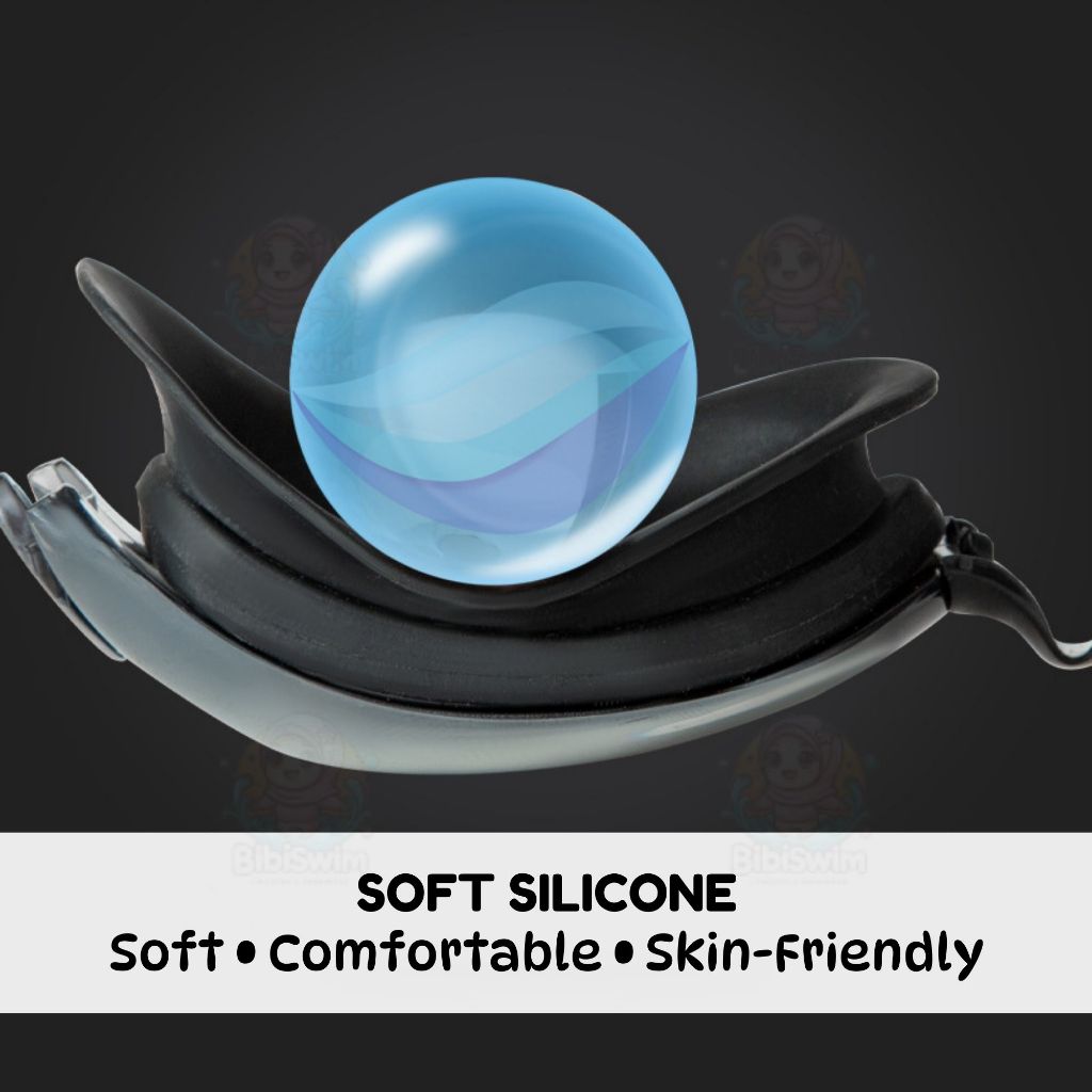 BIBISWIM Earplug Swim Goggles Anti Fog