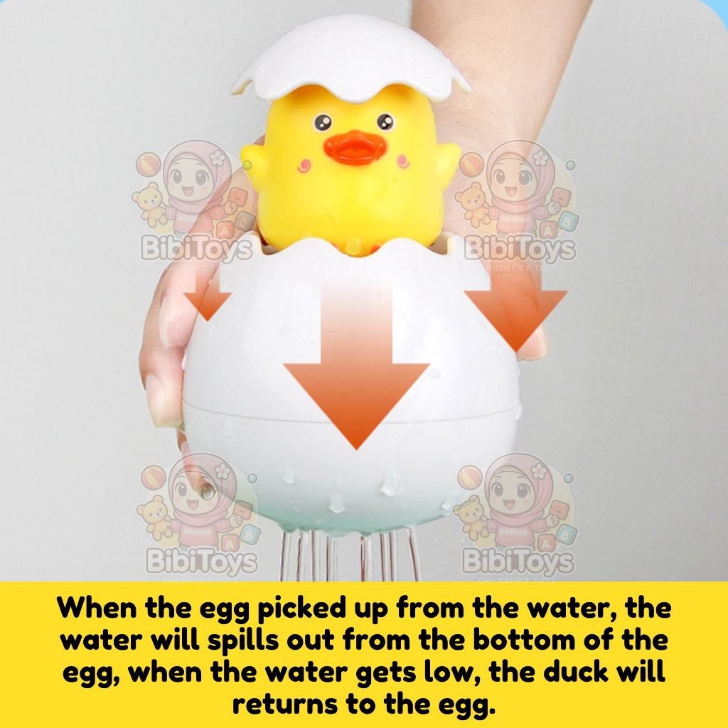 BIBISWIM Splash Spray Bath Eggs