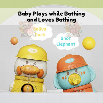 BIBISWIM Rotating Water Wheel Bath Toy