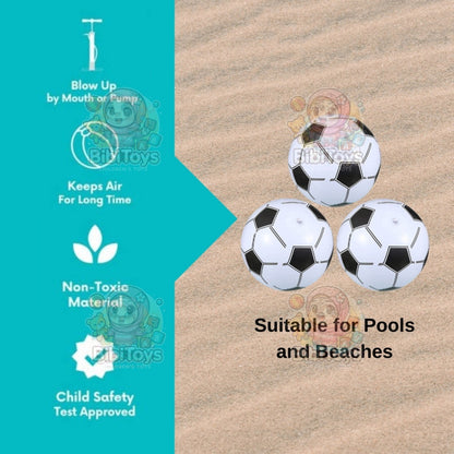 BIBISWIM Kids Inflatable Beach Ball Set