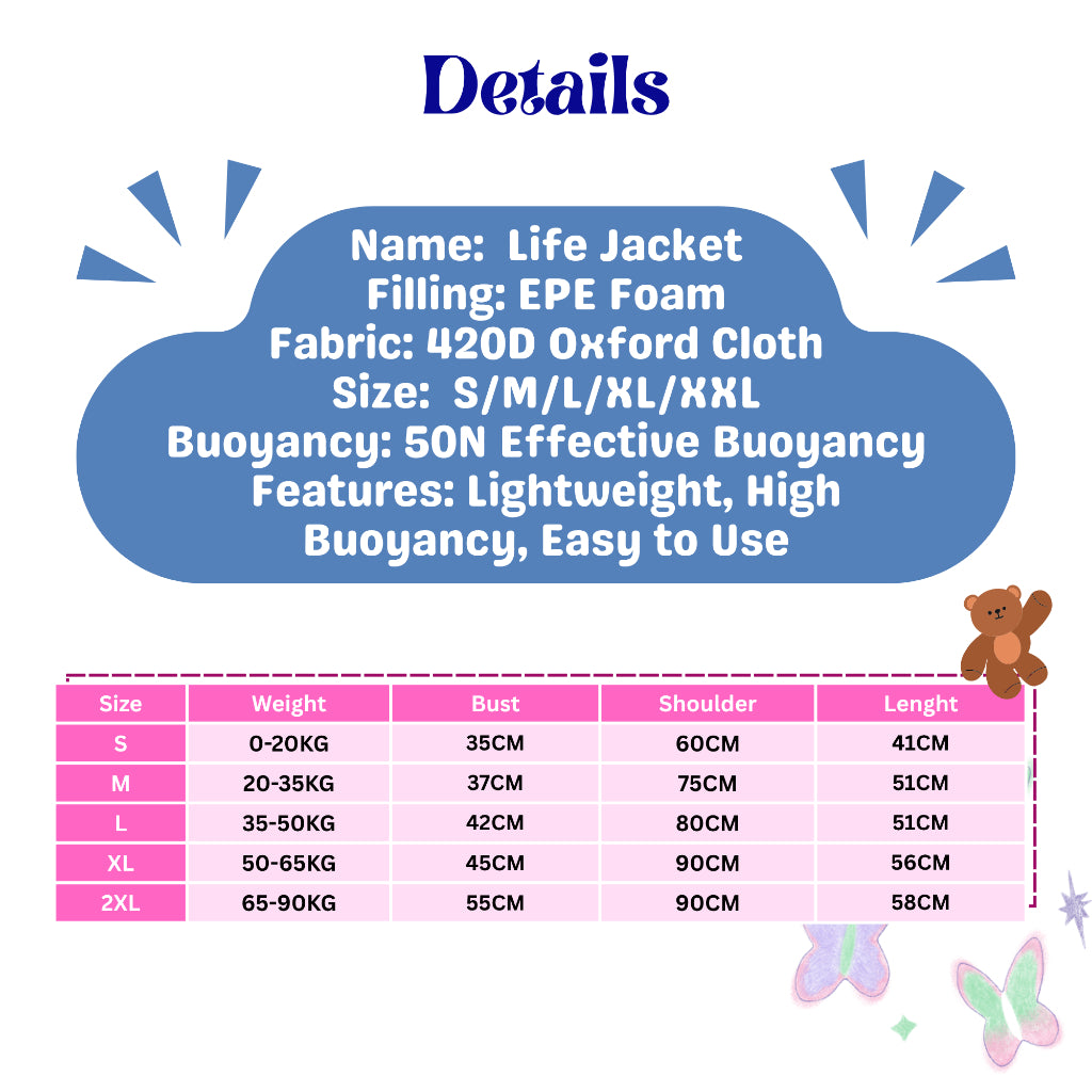 BIBISWIM Adjustable Buoyancy Swim Vest