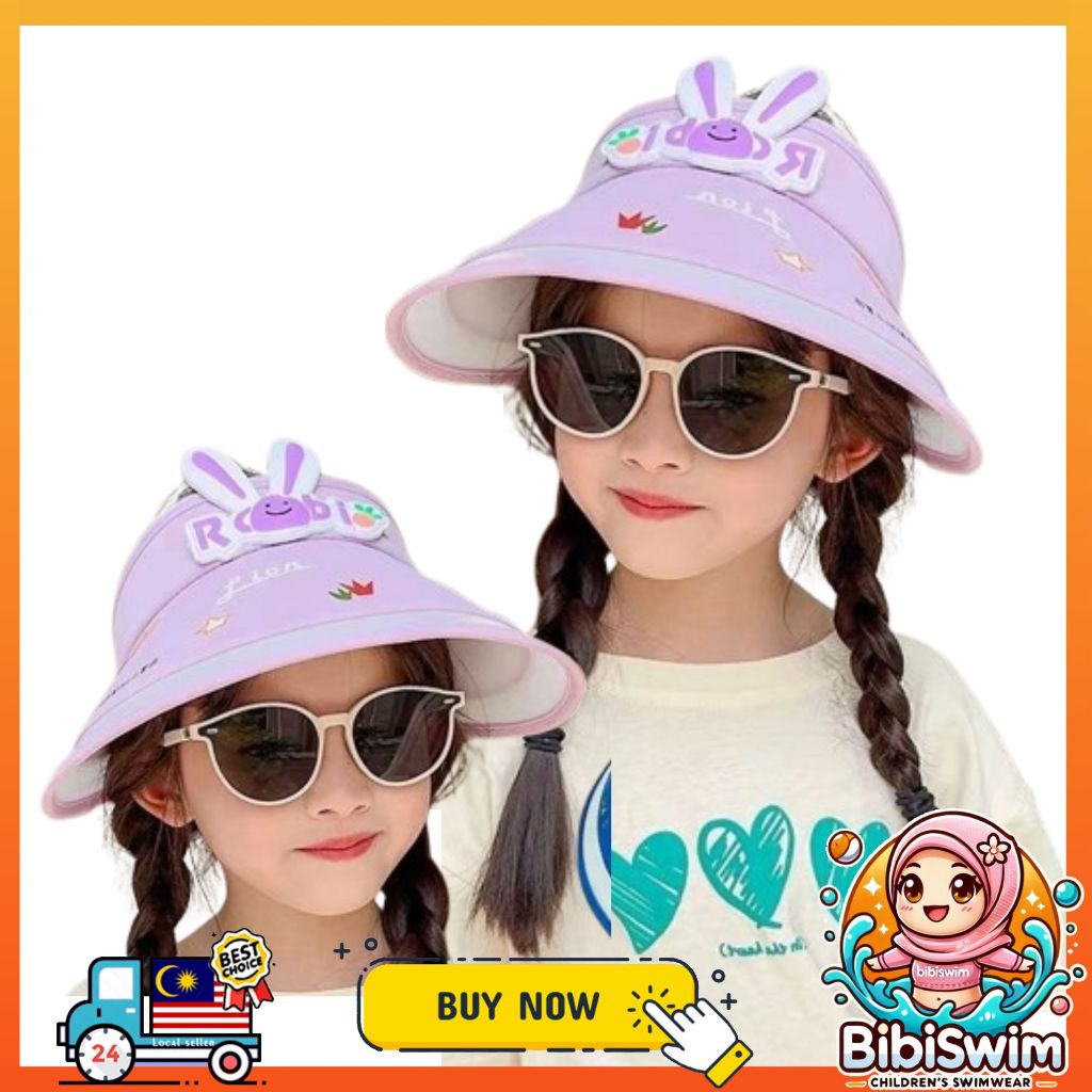 BIBISWIM Sun Safe Kids Brim Hat