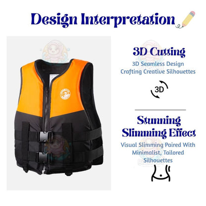 BIBISWIM Adjustable Buoyancy Swim Vest