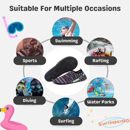 BIBISWIM AquaGrip Swim Shoes