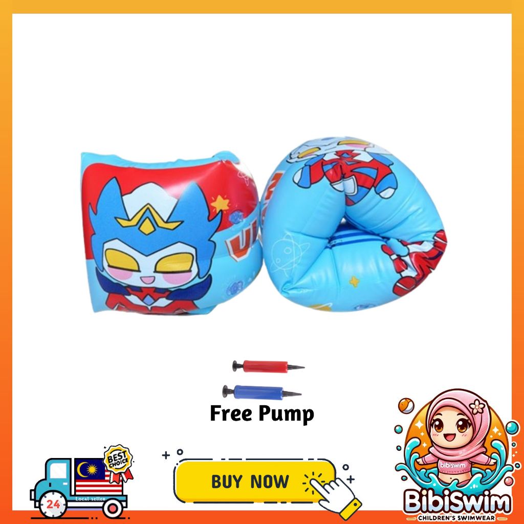 BIBISWIM Kids Swim Arm Floats 15 Designs