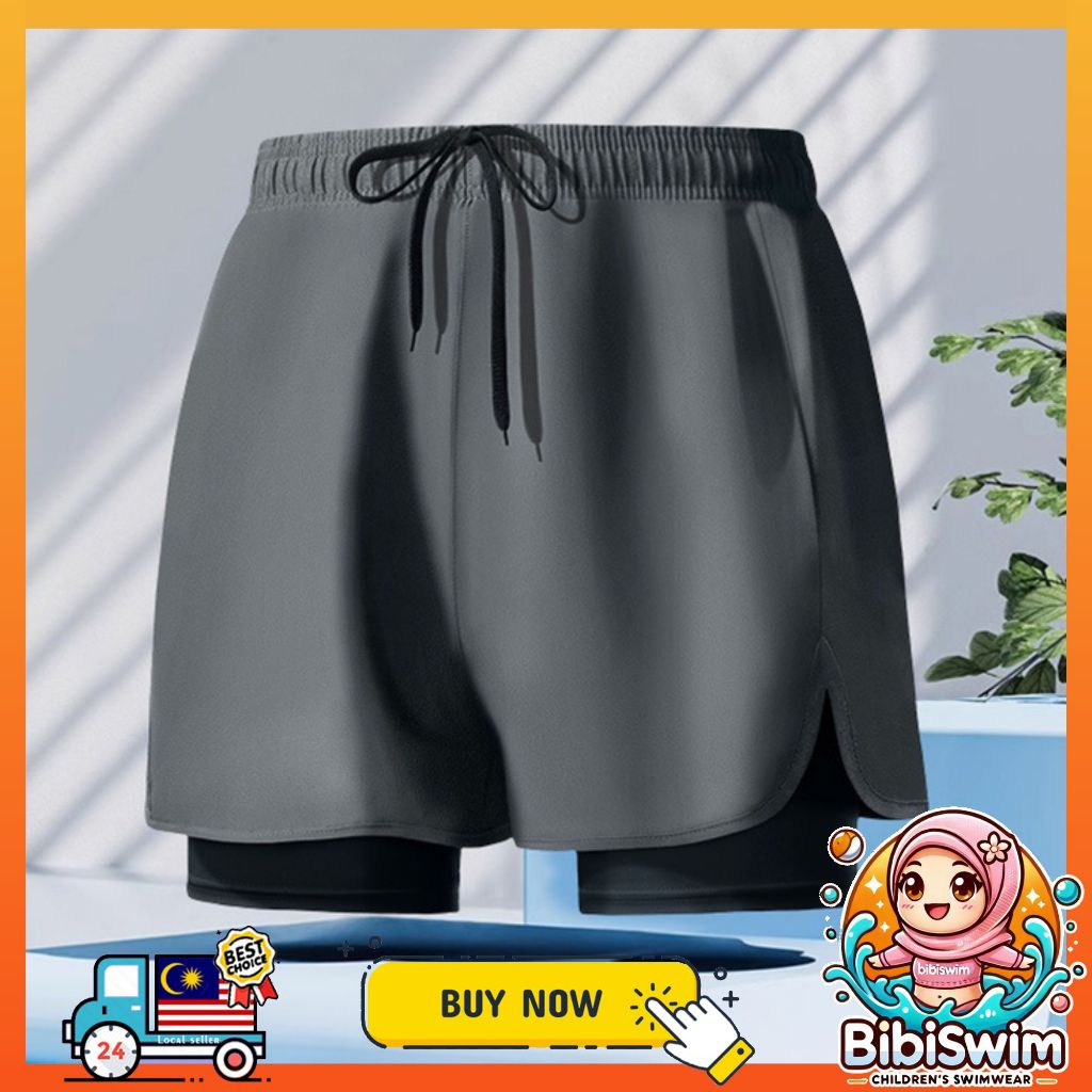 BIBISWIM Plus Size Swim Shorts