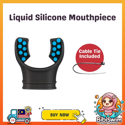 BIBISWIM Ocean Silicone Diving Snorkel Mouthpiece