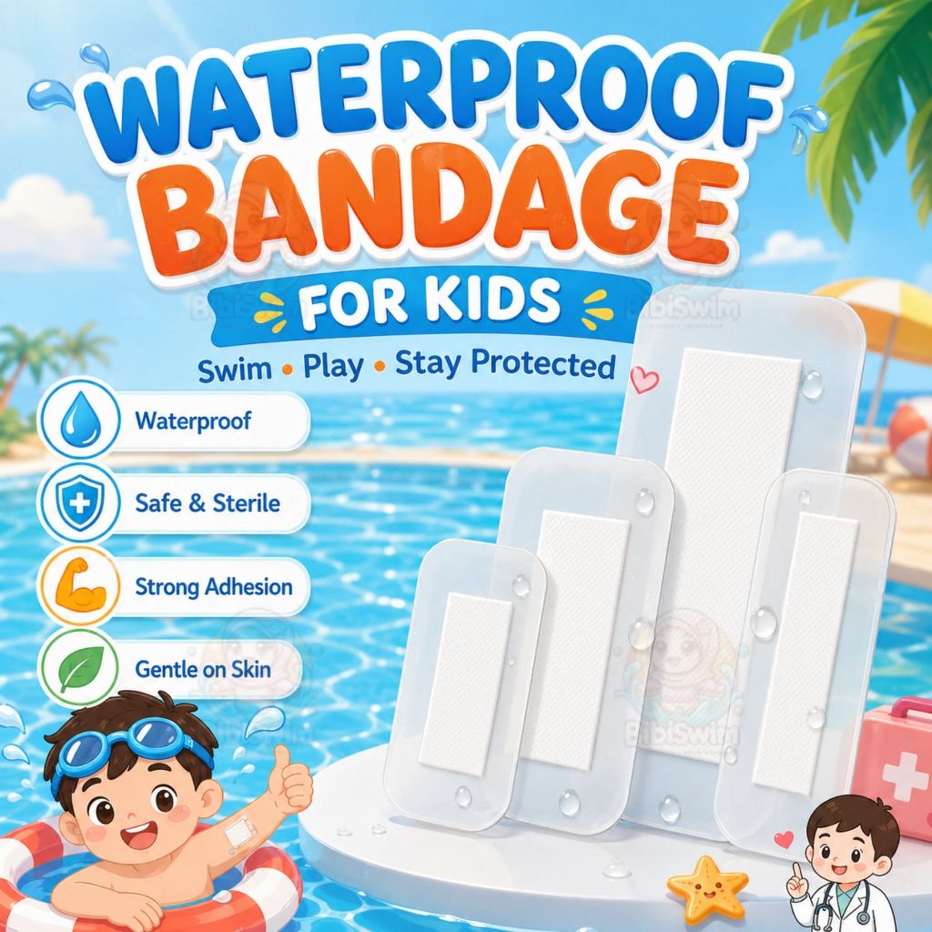 BIBISWIM Ocean Shield Waterproof Transparent Plasters
