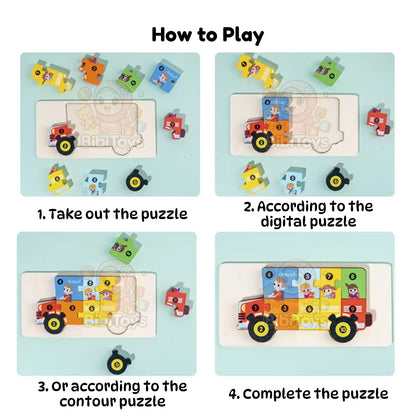 BIBISWIM 3D Animal & Vehicle Builders