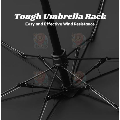 BIBISWIM 6-Rib Mini Pocket Sun Rain Umbrella