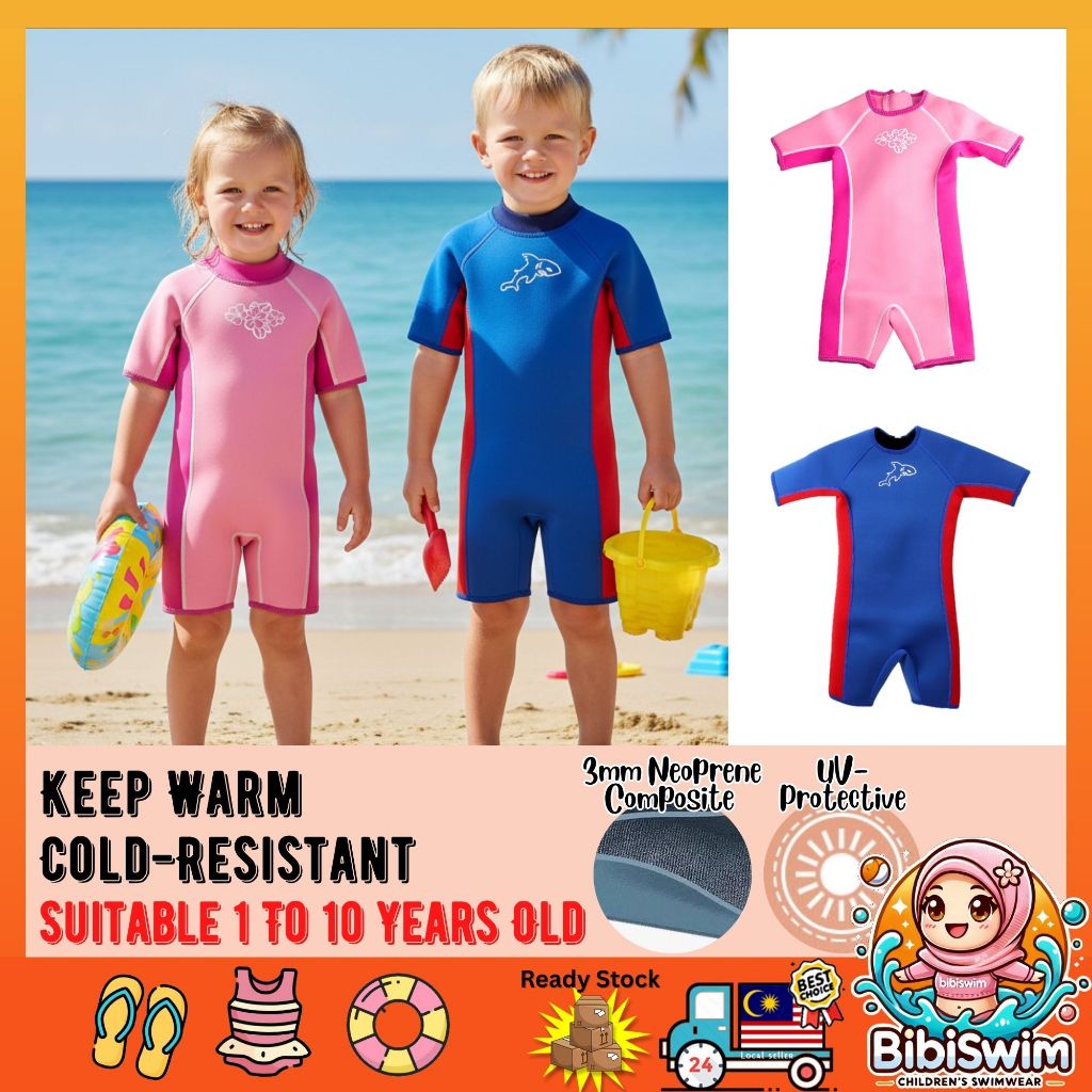 BIBISWIM Kids Cold Water Wetsuit UPF 50