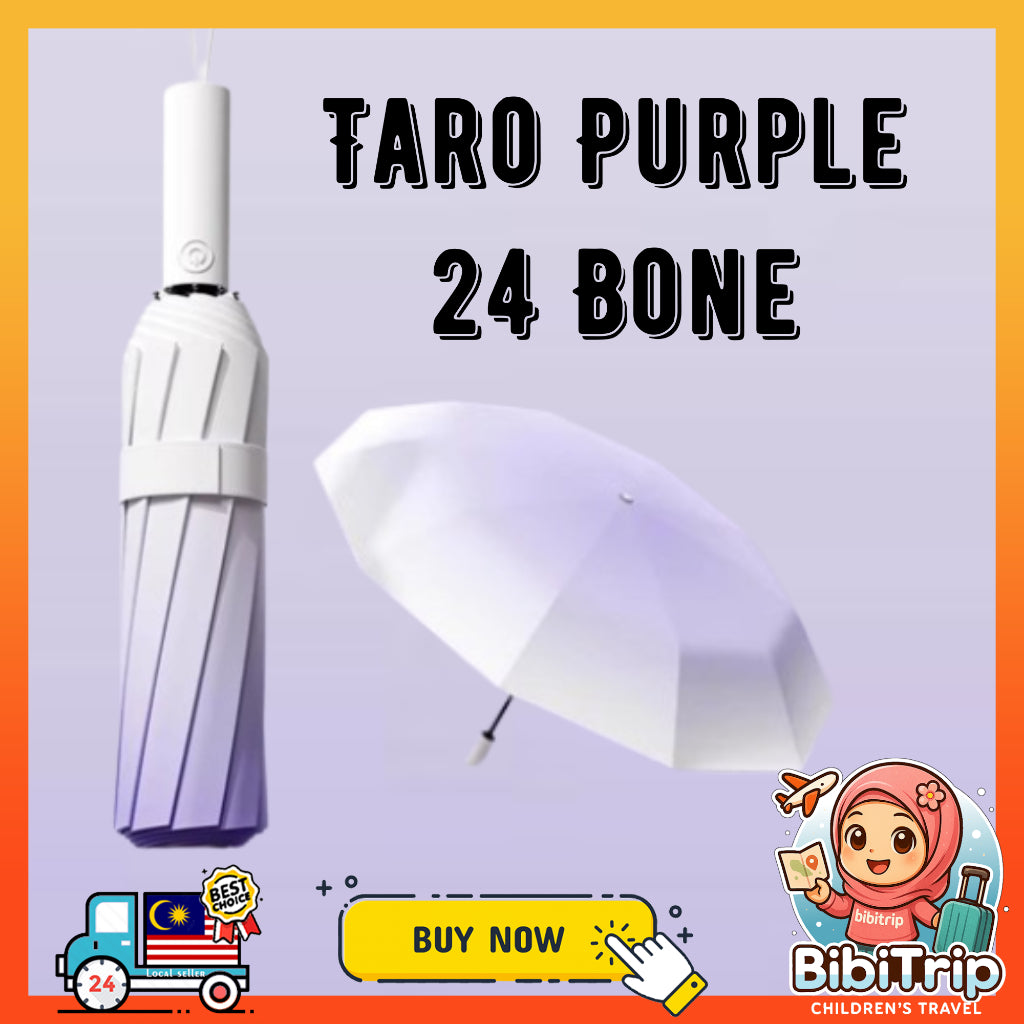 BIBISWIM 6-Rib Mini Pocket Sun Rain Umbrella