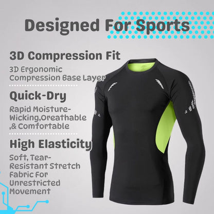 BIBISWIM Resort Wave Men's Long Sleeve Rash Guard Set