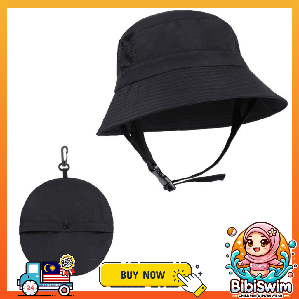 BIBISWIM UPF50+ Windproof Quick-Dry Bucket Hat