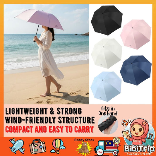 BIBISWIM Auto Manual UV Rain Umbrella