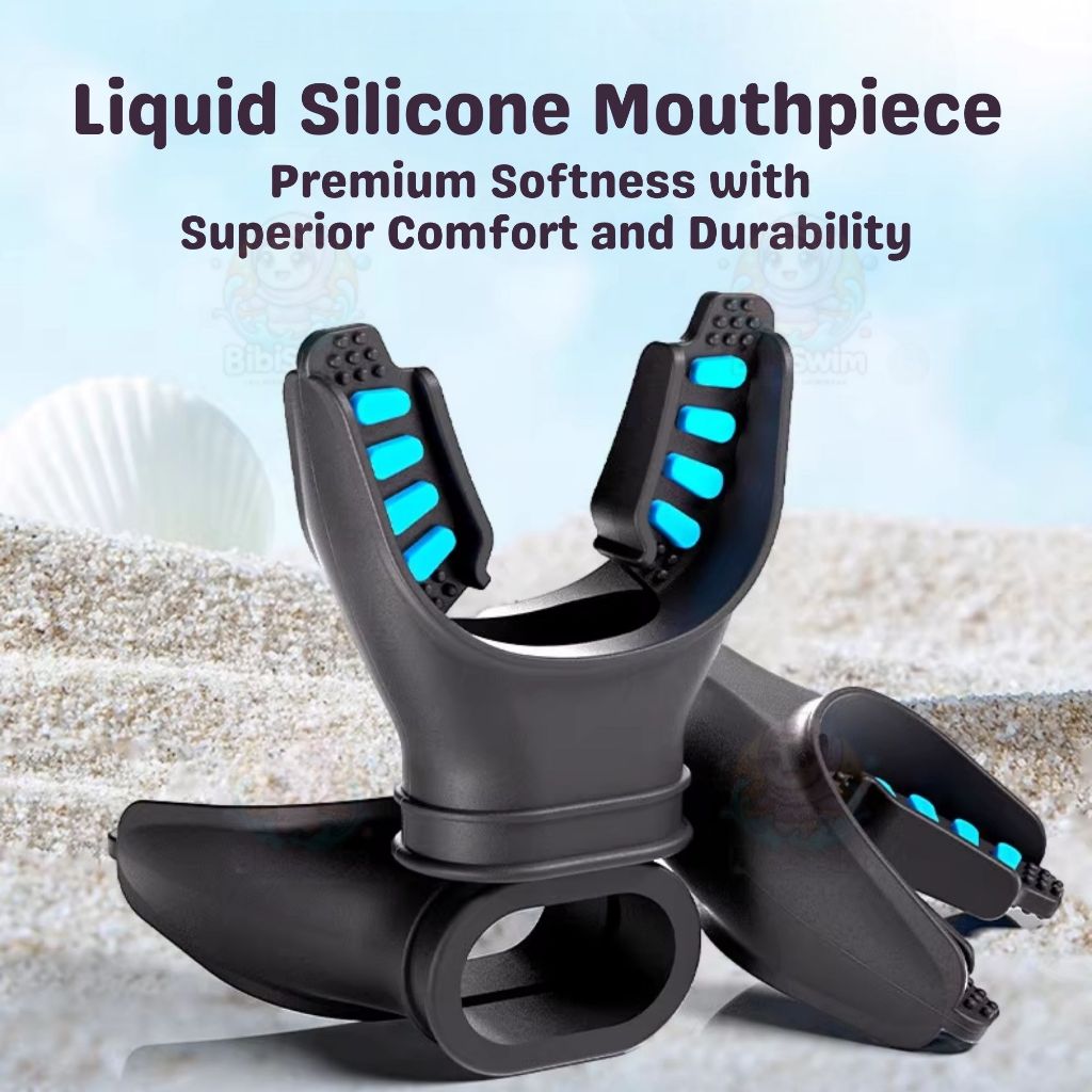 BIBISWIM Ocean Silicone Diving Snorkel Mouthpiece