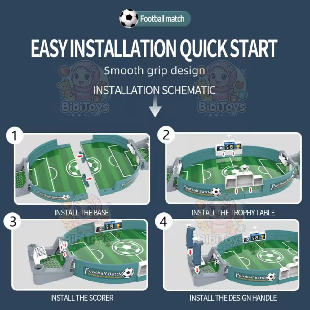 BIBISWIM Mini Foosball Table Set