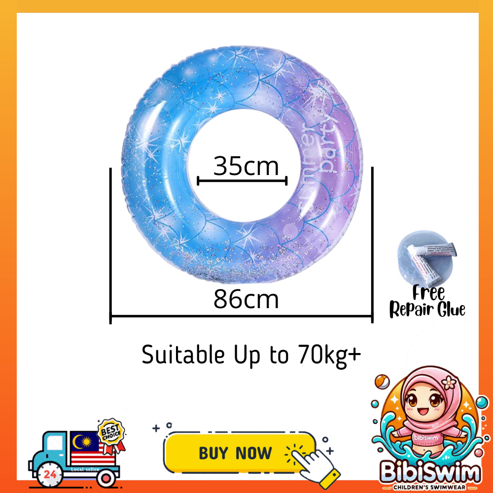 BIBISWIM Inflatable Donut Swim Ring