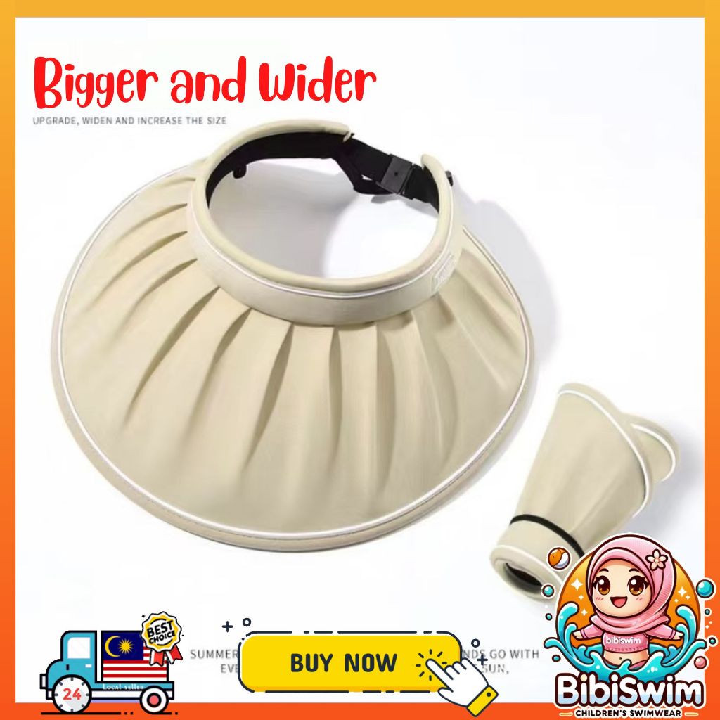 BIBISWIM Foldable Neck Flap Sun Hat