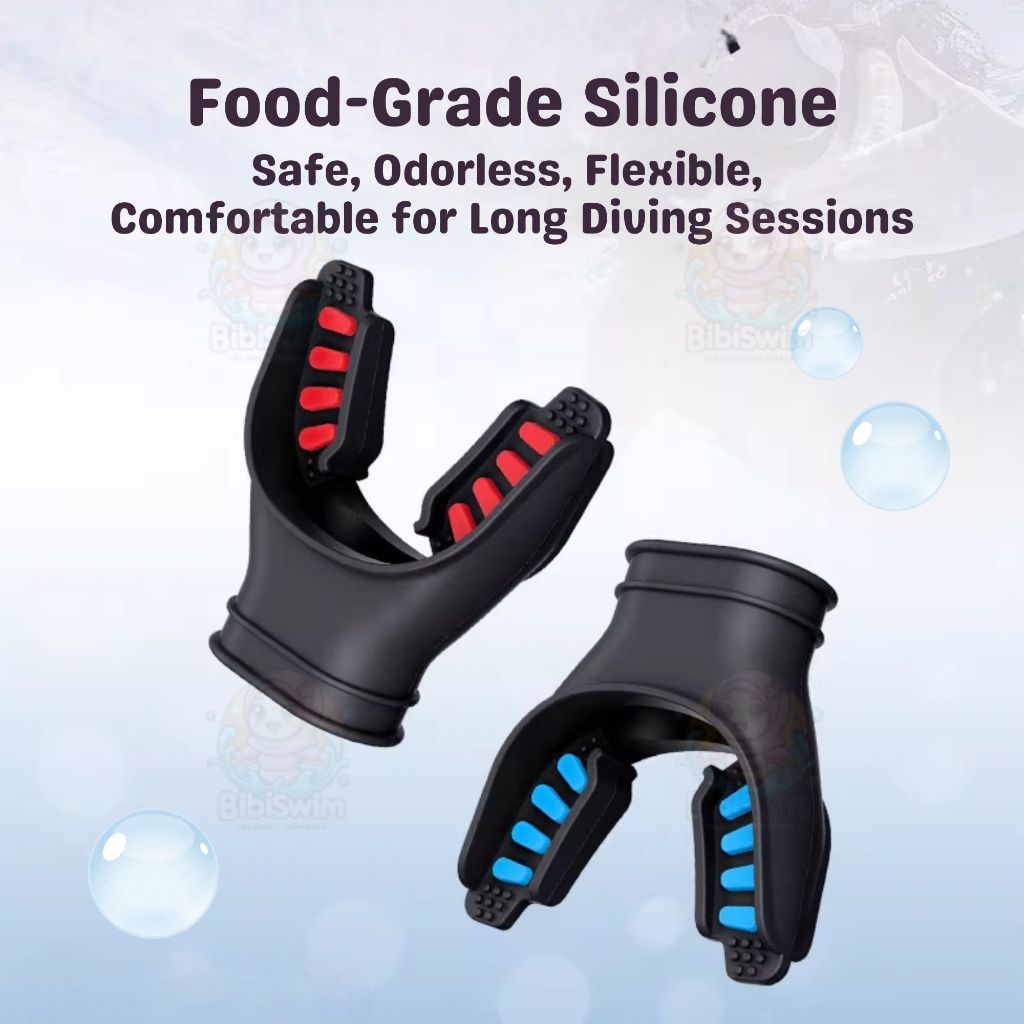 BIBISWIM Ocean Silicone Diving Snorkel Mouthpiece