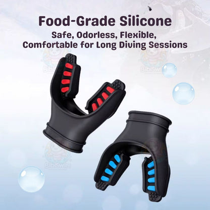 BIBISWIM Ocean Silicone Diving Snorkel Mouthpiece