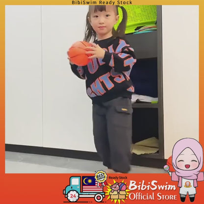 BIBISWIM Adjustable Kids Basketball Hoop Set