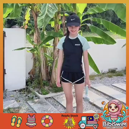 BIBISWIM Swimming Suit For Women Swimsuit Beachwear Swimwear Jersey Sport Student Girl         Short Pants