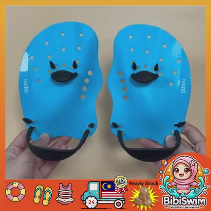 BIBISWIM Swimming Paddle Swimming Hand Paddles Pad Diving Swim Fin Training Adult Men Women Kids