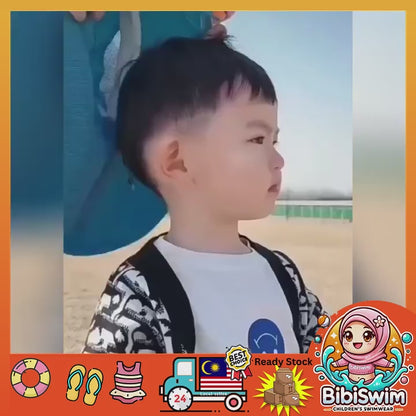 BIBISWIM Wide Brim Children Sun Hat Kids Beach Bucket Hat