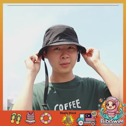 BIBISWIM UPF50+ Windproof Quick-Dry Bucket Hat