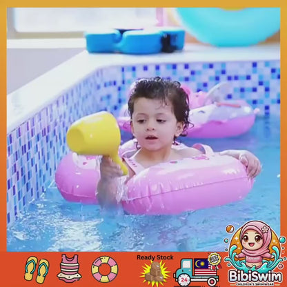 BIBISWIM Baby Swim Seat Canopy Float