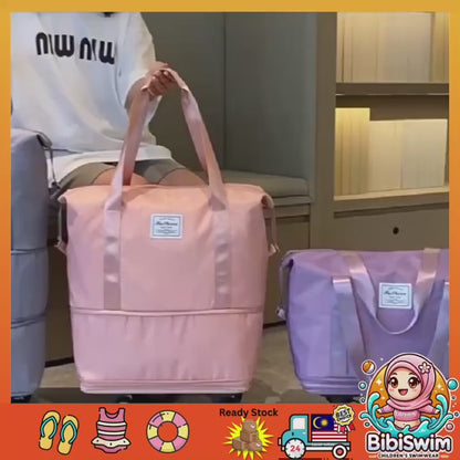 BIBISWIM Expandable Wheeled Travel Bag
