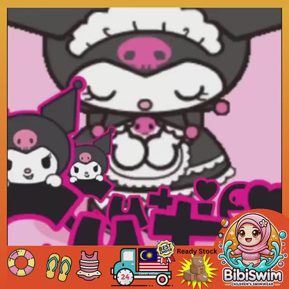 BIBISWIM Swimming Suit Kid Baby Swimming Suit Girl Swimsuit Kids Kuromi