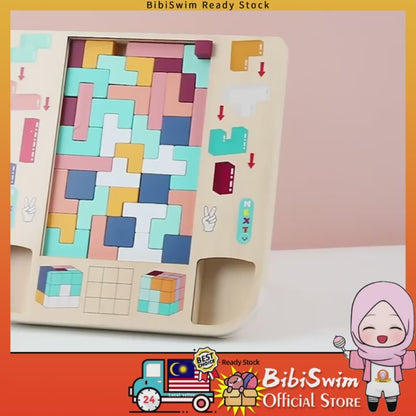 BIBISWIM 3D Tetris Puzzle Blocks