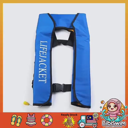 BIBISWIM Inflatable Life Jacket for Adults | Swimming, Fishing & Water Sports