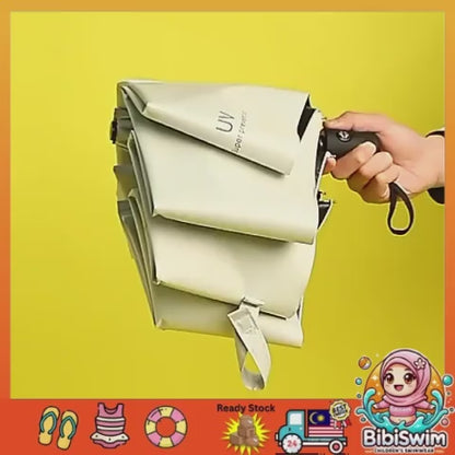 BIBISWIM Auto Manual UV Rain Umbrella
