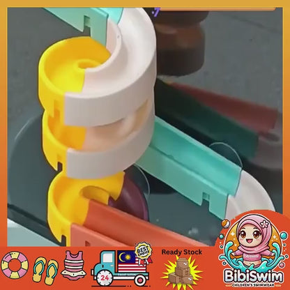 BIBISWIM Bath Ball Water Slide Track