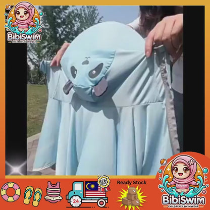 BIBISWIM UPF50 Kids Sun Hoodie 2-8Y